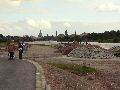  Die Pieschener Hafenstadtlandschaft von der Neuen Molebrücke aus gesehen