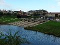  Die Pieschener Hafenstadtlandschaft von der Neuen Molebrücke aus gesehen