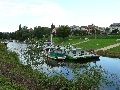  Die Pieschener Hafenstadtlandschaft von der Neuen Molebrücke aus gesehen