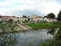 Die Pieschener Hafenstadtlandschaft von der Neuen Molebrücke aus gesehen