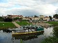  Die Pieschener Hafenstadtlandschaft von der Neuen Molebrücke aus gesehen