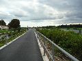  Die Pieschener Hafenstadtlandschaft von der Neuen Molebrücke aus gesehen