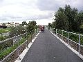  Die Pieschener Hafenstadtlandschaft von der Neuen Molebrücke aus gesehen