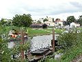  Die Pieschener Hafenstadtlandschaft von der Neuen Molebrücke aus gesehen