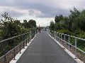  Die Pieschener Hafenstadtlandschaft von der Neuen Molebrücke aus gesehen