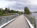  Die Pieschener Hafenstadtlandschaft von der Neuen Molebrücke aus gesehen