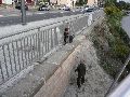  Die Pieschener Hafenstadtlandschaft von der Neuen Molebrücke aus gesehen
