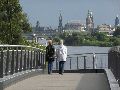  Die Pieschener Hafenstadtlandschaft von der Neuen Molebrücke aus gesehen