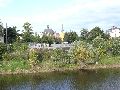  Die Pieschener Hafenstadtlandschaft von der Neuen Molebrücke aus gesehen