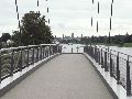  Die Pieschener Hafenstadtlandschaft von der Neuen Molebrücke aus gesehen