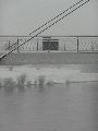Erster Schnee an der Molebrücke-Pieschen