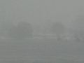 Erster Schnee an der Molebrücke-Pieschen