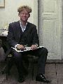 Blaue Fabrik-Ausstellung mit Christopher Haley Simpson-Thomas Reichstein, Cosmas Knippschild   