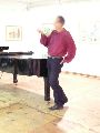 Blaue Fabrik-Ausstellung mit Christopher Haley Simpson-Thomas Reichstein, Cosmas Knippschild   