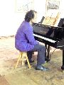 Blaue Fabrik-Ausstellung mit Christopher Haley Simpson-Thomas Reichstein, Cosmas Knippschild   