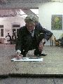 Blaue Fabrik-Ausstellung mit Christopher Haley Simpson-Thomas Reichstein, Cosmas Knippschild   