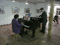 Blaue Fabrik-Ausstellung mit Christopher Haley Simpson-Thomas Reichstein, Cosmas Knippschild   