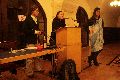 Ein großer Dank an Kultur Aktiv-Die Agentur für Arbeit hat 65 000  Förderung gestrichen und die Aktivisten versteigern ihr arbeitslos werdendes Personal, mit viel Humor im Ratskeller