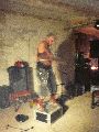Jens hatte geladen und Künstler aus Europa  kamen zur Smog-Party. Im Anhang etliche Anblicke auf das nächtliche historische Ensemble