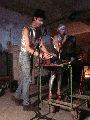 Jens hatte geladen und Künstler aus Europa  kamen zur Smog-Party. Im Anhang etliche Anblicke auf das nächtliche historische Ensemble