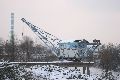 Winterspaziergang von Pieschen-Waldschlößchen-Brückenbaustelle
