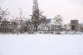Winterspaziergang von Pieschen-Waldschlößchen-Brückenbaustelle