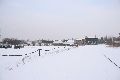 Winterspaziergang von Pieschen-Waldschlößchen-Brückenbaustelle