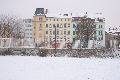 Winterspaziergang von Pieschen-Waldschlößchen-Brückenbaustelle