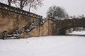 Winterspaziergang von Pieschen-Waldschlößchen-Brückenbaustelle
