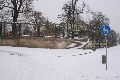 Winterspaziergang von Pieschen-Waldschlößchen-Brückenbaustelle