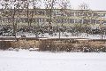 Winterspaziergang von Pieschen-Waldschlößchen-Brückenbaustelle