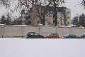 Winterspaziergang von Pieschen-Waldschlößchen-Brückenbaustelle