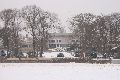 Winterspaziergang von Pieschen-Waldschlößchen-Brückenbaustelle