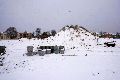 Winterspaziergang von Pieschen-Waldschlößchen-Brückenbaustelle